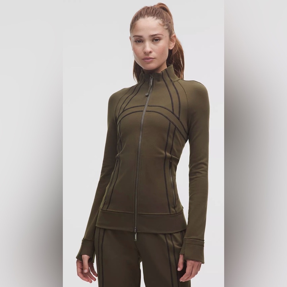 Lululemon Define Jacket Size 2 Olive Green Athletic Jacket NWT